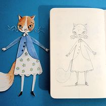 Il mio progetto del corso: Tecniche di illustrazione per narrativa infantile. Traditional illustration, Character Design, Paper Craft, Drawing, Digital Illustration, Children's Illustration, and Narrative project by Francesca Vitolo - 05.05.2023