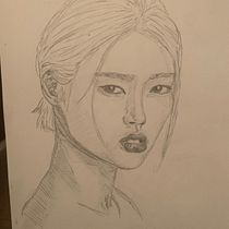 Mon projet du cours : Carnet de portraits : explorez le visage humain. Un proyecto de Bocetado, Dibujo, Dibujo de Retrato, Dibujo artístico y Sketchbook de faustinebsx01 - 05.11.2022