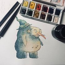 Il mio progetto del corso: Character design espressivo con acquerelli e pennino. Un progetto di Illustrazione tradizionale, Character design, Pittura, Bozzetti, Disegno, Pittura ad acquerello, Stor, telling, Disegno artistico, Illustrazione infantile e Narrativa di veronica.satta94 - 05.11.2022