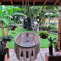 Mi proyecto del curso: Macramé: diseña y construye una hamaca. Design e fabricação de móveis, e Macramê projeto de Diana Lopez - 05.11.2022