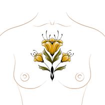 Il mio progetto del corso: Design di tatuaggi botanici con Procreate. Ilustração tradicional, Ilustração digital, Desenho de tatuagens e Ilustração botânica projeto de Elena Marini - 06.11.2022