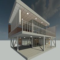 Mi proyecto del curso: Diseño y modelado arquitectónico 3D con Revit. Un projet de 3D, Architecture, Architecture d'intérieur, Modélisation 3D, Architecture numérique , et ArchVIZ de Lina Narváez - 06.11.2022