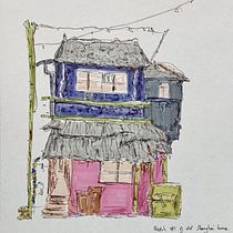 My project for course: Expressive Architectural Sketching with Colored Markers. Sketching, Drawing, Architectural Illustration, Sketchbook & Ink Illustration project by Jess Chua - 11.07.2022