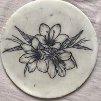 Mi proyecto del curso: Tatuaje botánico con puntillismo. Un progetto di Illustrazione tradizionale, Design di tatuaggi e Illustrazione botanica di Daniel Torres Moreno - 06.11.2022