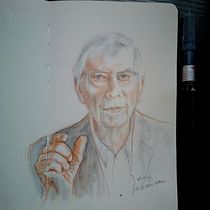 Mi proyecto del curso: Introducción al sketching de retrato en tiempo real. Sketching, Drawing, Portrait Drawing, Ink Illustration, and Colored Pencil Drawing project by joseeduardoabarca - 11.07.2022
