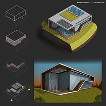 My project for course: Artistic Architectural Sketching with Procreate. Architecture, Sketching, Digital Illustration, Digital Architecture, and Architectural Illustration project by Diana Enriquez Cuevas - 11.07.2022