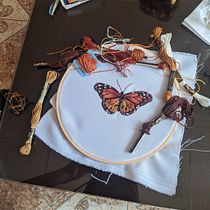 Mi proyecto del curso: Técnicas de bordado realista. Traditional illustration, Embroider, and Textile Design project by wendym.machado - 11.07.2022