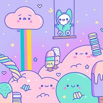 My project for course: Designing Kawaii Worlds: Spread Joy Through Illustration. Character Design, Digital Illustration, and Manga project by sophie_gvrts - 11.07.2022