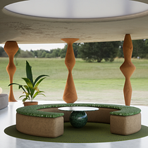 Meu projeto do curso: ArchViz de interiores: crie designs surreais com Blender. Un projet de Architecture, Architecture d'intérieur, Architecture numérique , et ArchVIZ de mariliaflorzinha1 - 31.10.2022