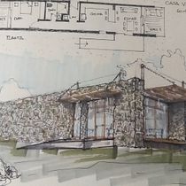 Mi proyecto del curso: Ilustración arquitectónica a mano alzada. Un proyecto de Arquitectura, Dibujo a lápiz e Ilustración arquitectónica de Juan Vicente Mas Estevez - 08.11.2022