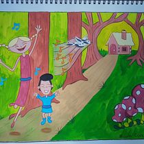Meu projeto do curso: Técnicas de sketchbook para ilustração infantil. Character Design, Pencil Drawing, Children's Illustration, Sketchbook, Gouache Painting, and Picturebook project by Priscila Cruz - 03.05.2023