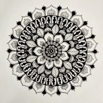 My project for course: The Art of Mandala Drawing: Create Geometric Patterns. Drawing & Ink Illustration project by Maia Martin - 11.08.2022
