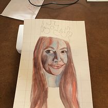 My project for course: Artistic Portrait with Watercolors. Fine Arts, Painting, Watercolor Painting, and Portrait Drawing project by Kseniia Ponurko - 11.08.2022