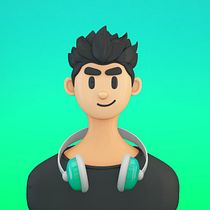 Autorretrato 3D Juan Roa Ein Projekt aus dem Bereich 3D, 3-D-Modellierung und Design von 3-D-Figuren von graphicuan - 08.11.2022