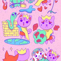 Mi proyecto del curso: Ilustración de una historia con estilo kawaii. Ilustração tradicional, Design de personagens, Ilustração digital, e Mangá projeto de sofisoledad - 08.11.2022