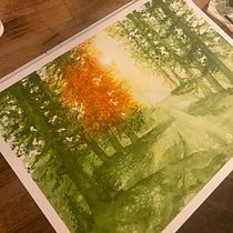 My project for course: Dreamy Watercolor Landscapes: Paint with Light. Un projet de Peinture , et Aquarelle de Sandra gunnarsson - 06.11.2022