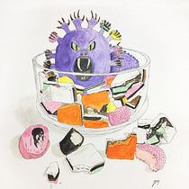 Mijn project van de cursus: Ontwerp expressieve karakters met aquarel en kroontjespen. Un progetto di Illustrazione tradizionale, Character design, Pittura, Bozzetti, Disegno, Pittura ad acquerello, Stor, telling, Disegno artistico, Illustrazione infantile e Narrativa di margot - 08.11.2022