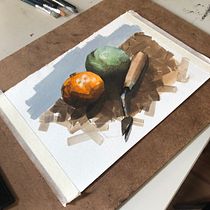 Meu projeto do curso: Pintura a óleo a partir do zero. Fine Arts, Painting, and Oil Painting project by Marcos Vinícius Moraes - 11.08.2022