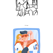 My project for course: Editorial Illustration for Magazines. Traditional illustration, Editorial Design, Digital Illustration, Communication, and Editorial Illustration project by Anna Satarova - 11.08.2022