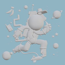 My project for course: 3D Character Creation in Blender. Een project van 3D, Ontwerp van personages,  3D-modellering, 3D-karakterontwerp y  3D-ontwerp van mk2consultoria - 09.11.2022