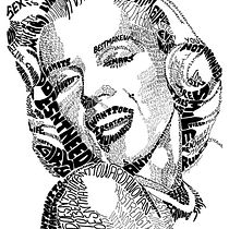 Mi proyecto del curso: Retrato tipográfico dibujado a mano. Traditional illustration, T, pograph, Digital Illustration, Portrait Drawing & Ink Illustration project by Begoña Blázquez Parro - 10.09.2022