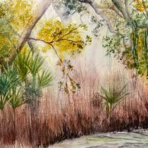 My project for course: Dreamy Watercolor Landscapes: Paint with Light. Un projet de Peinture , et Aquarelle de Barbara Insalaco - 09.11.2022