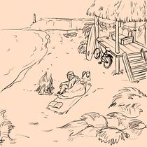 Mijn project van de cursus: Creëer nostalgische digitale illustraties met Procreate. Traditional illustration, Digital Illustration, Digital Drawing, Sketchbook, and Narrative project by Sanne-Marie Kohlmann - 11.09.2022