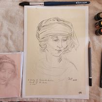 My project for course: Classical Portrait Drawing: The Renaissance Man’s Method. Fine Arts, Sketching, Drawing, Realistic Drawing, Artistic Drawing, and Portrait Drawing project by Belle - 11.10.2022