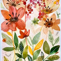 Mi proyecto del curso: Acuarela floral: conecta con la naturaleza. Ilustração tradicional, Pintura, Pintura em aquarela e Ilustração botânica projeto de Cristina Berdasco Soriano - 10.11.2022