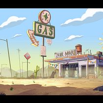 My project for course: Digital Background Painting for Animation. Projekt z dziedziny Trad, c, jna ilustracja,  Animacja, Ilustracja c, frowa, Malarstwo c i frowe użytkownika Barbara Chukwu - 10.11.2022