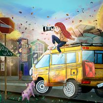Mi proyecto del curso: Ilustración digital cinematográfica con Photoshop. Traditional illustration, Digital Illustration, and Concept Art project by Edson Horacio Camarillo - 11.11.2022