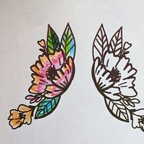 Mi proyecto del curso: Bordado freestyle sobre tul para principiantes. Accessor, Design, Embroider, Botanical Illustration, and Textile Design project by Carme Bach Paré - 11.11.2022