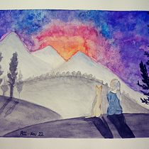 Mi proyecto del curso: Técnicas modernas de acuarela. Un progetto di Illustrazione tradizionale, Belle arti, Pittura e Pittura ad acquerello di Raquel Castro - 12.11.2022