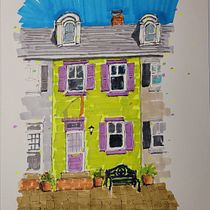 My project for course: Expressive Architectural Sketching with Colored Markers. Sketching, Drawing, Architectural Illustration, Sketchbook & Ink Illustration project by clickerdog4 - 11.06.2022