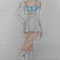 Meu projeto do curso: Ilustração de croqui de moda. Een project van Traditionele illustratie,  Schetsen,  Modeontwerp, Digitale tekening y Mode-illustratie van Laura Lima Da Silva - 11.11.2022