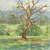 My project for course: Plein Air Oil Painting for Beginners: Paint Outdoors. Een project van  Beeldende kunst, Schilderij y  Olieverfschilderij van pippin_graphics - 10.11.2022