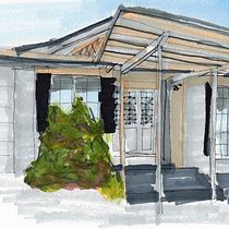 My project for course: Expressive Architectural Sketching with Colored Markers. Sketching, Drawing, Architectural Illustration, Sketchbook & Ink Illustration project by goodwillv - 11.13.2022