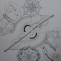 Mijn project van de cursus: Cello elvens . Drawing, Artistic Drawing & Ink Illustration project by tamar_36 - 11.13.2022