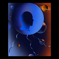 My project for course: Retrofuturistic Illustration with Procreate. Ilustração digital, e Desenho digital projeto de Zuyeak - 11.11.2022
