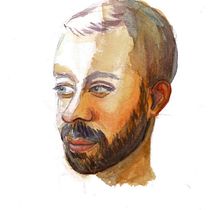 My project: Skizzenheft für Aquarellporträts. Painting, Watercolor Painting, Portrait Drawing, and Sketchbook project by lisi_une - 11.13.2022