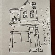 My project for course: Expressive Architectural Sketching with Colored Markers. Sketching, Drawing, Architectural Illustration, and Sketchbook project by Sara - 11.13.2022