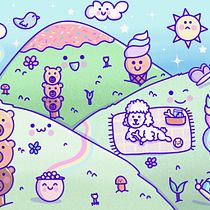 My project for course: Designing Kawaii Worlds: Spread Joy Through Illustration. Character Design, Digital Illustration, and Manga project by pondluna_23 - 11.13.2022