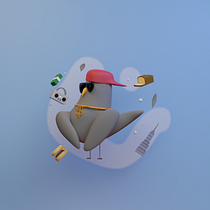 My project for course: 3D Character Creation in Blender. Een project van 3D, Ontwerp van personages,  3D-modellering, 3D-karakterontwerp y  3D-ontwerp van kurt.wittig - 13.11.2022