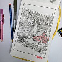Mi proyecto del curso: Diario ilustrado: llena tu sketchbook de vivencias. Traditional illustration, Sketching, Drawing, Sketchbook & Ink Illustration project by Lina Maria Muñoz Torres - 11.11.2022
