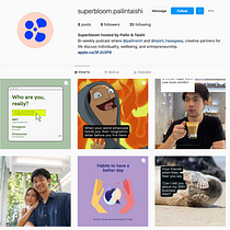 Superbloom podcast. Social Media, Digital Marketing, Content Marketing, Communication, Instagram Marketing, and Podcasting project by pailin.meritare - 11.14.2022