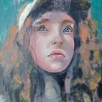 Mon projet du cours : Portraits contemporains à l'huile. Een project van Traditionele illustratie,  Beeldende kunst, Schilderij y  Olieverfschilderij van Fabienne Bonnaire - 14.11.2022