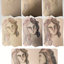 Mi proyecto del curso: Dibujo de personajes desde cero: retrata rostros y figuras. Projekt z dziedziny Trad, c, jna ilustracja, Projektowanie postaci, R, sunek ołówkiem,  R i sunek użytkownika Madame Fan - 14.11.2022