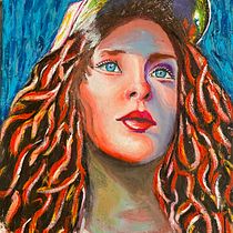 My project for course: Contemporary Oil Portraiture. Een project van Traditionele illustratie,  Beeldende kunst, Schilderij y  Olieverfschilderij van Anna-Maria Säntti - 14.11.2022
