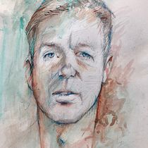 My project for course: Experimental Portraiture with Ink, Tea and Alcohol. Fine Arts, Painting, Drawing & Ink Illustration project by Audrey Dugan - 11.14.2022