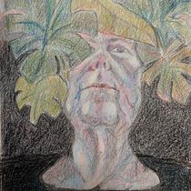 My project for course: Chiaroscuro Creative Portrait with Pencils. Un projet de Illustration traditionnelle, Dessin au cra, on, Dessin de portrait, Dessin artistique, Dessin aux cra , et ons de couleur de doritzinman - 14.11.2022